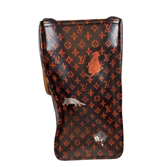 Louis Vuitton Catogram Steamer Cabas XXL tote cat bag Grace Coddington Monogram - Picture 8 of 16